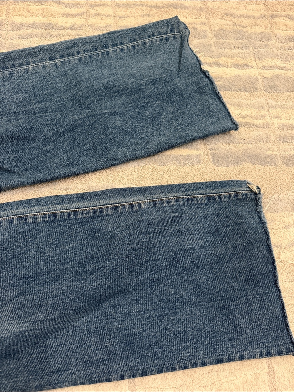 SLVAKE Denim Wide Leg High-Rise Blue Denim Jeans - Picture 4 of 6